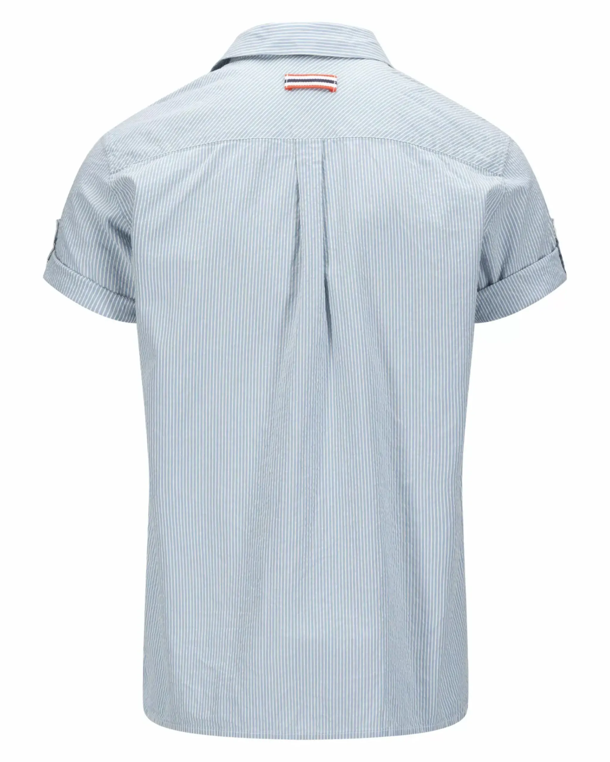 Amundsen Sports Shirts & Tees^Beach Shirt 556 Pinstripe Blue