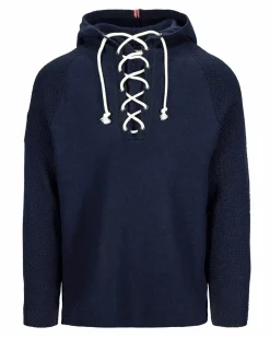 Amundsen Sports Sweaters^Boiled Hoodie Laced 590 Faded Navy