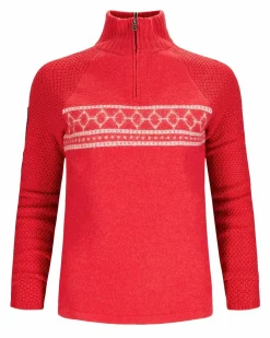 Amundsen Sports Sweaters^Boiled Ski Sweater 160 Weathered Red