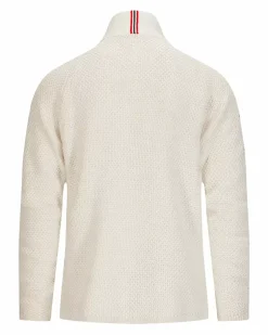 Amundsen Sports Sweaters^Boiled Ski Sweater W/ Flag 600 Oatmeal/Norge