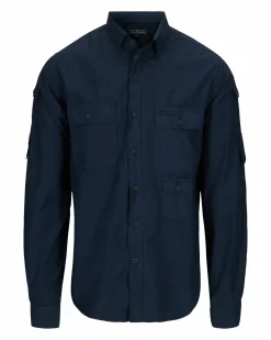 Amundsen Sports Shirts & Tees^Boulder Shirt 590 Faded Navy