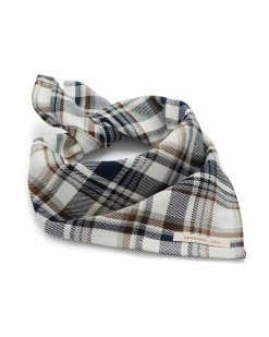 Amundsen Sports Bandanas|Bandanas^Field Bandana 590 Chequered Navy/Tan
