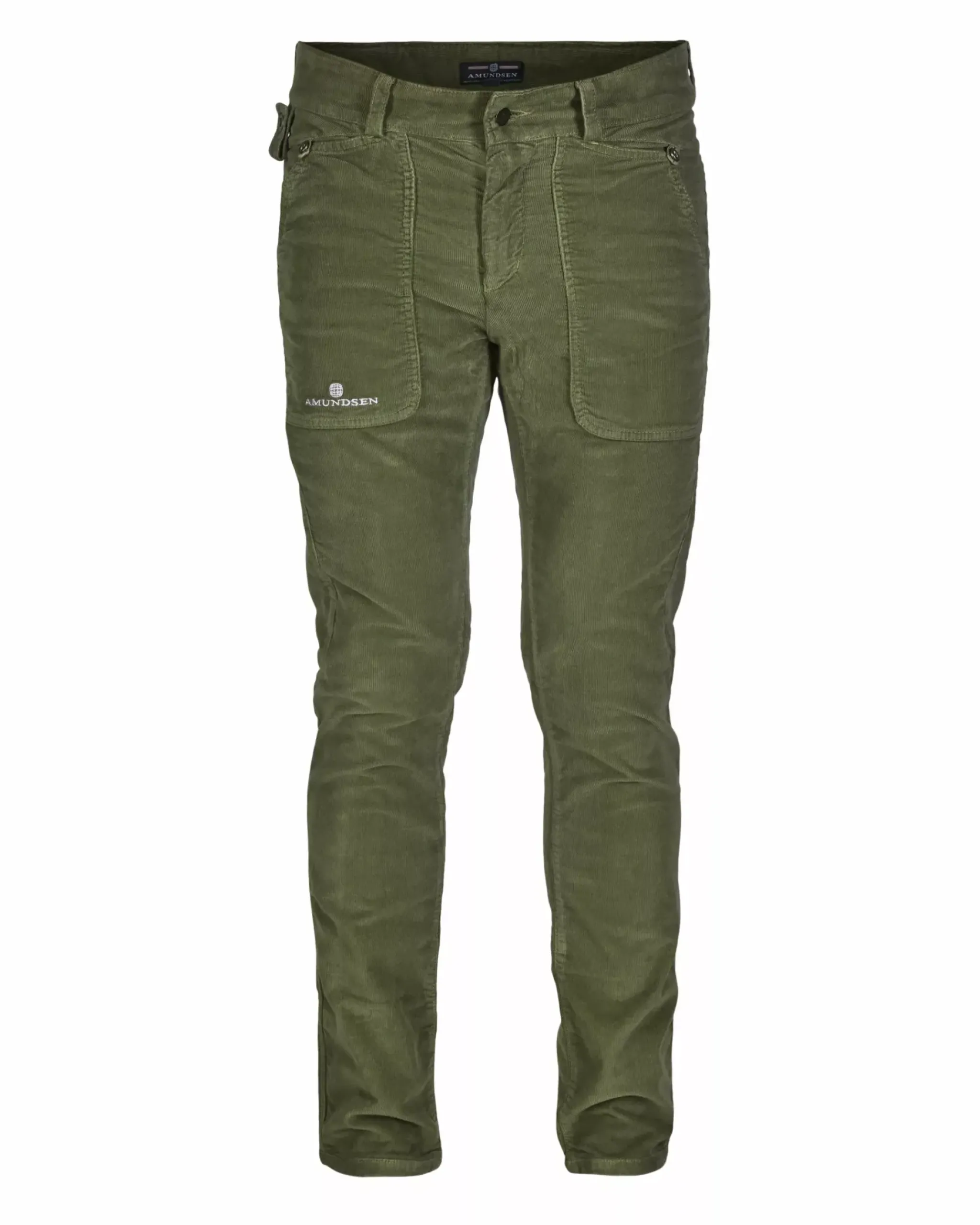 Amundsen Sports Pants^Fjordcord Slacks 16 Wale 407 Olive Ash