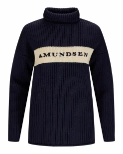 Amundsen Sports Sweaters^Heroes Ski Turtle Neck 590 Faded Navy/Natural