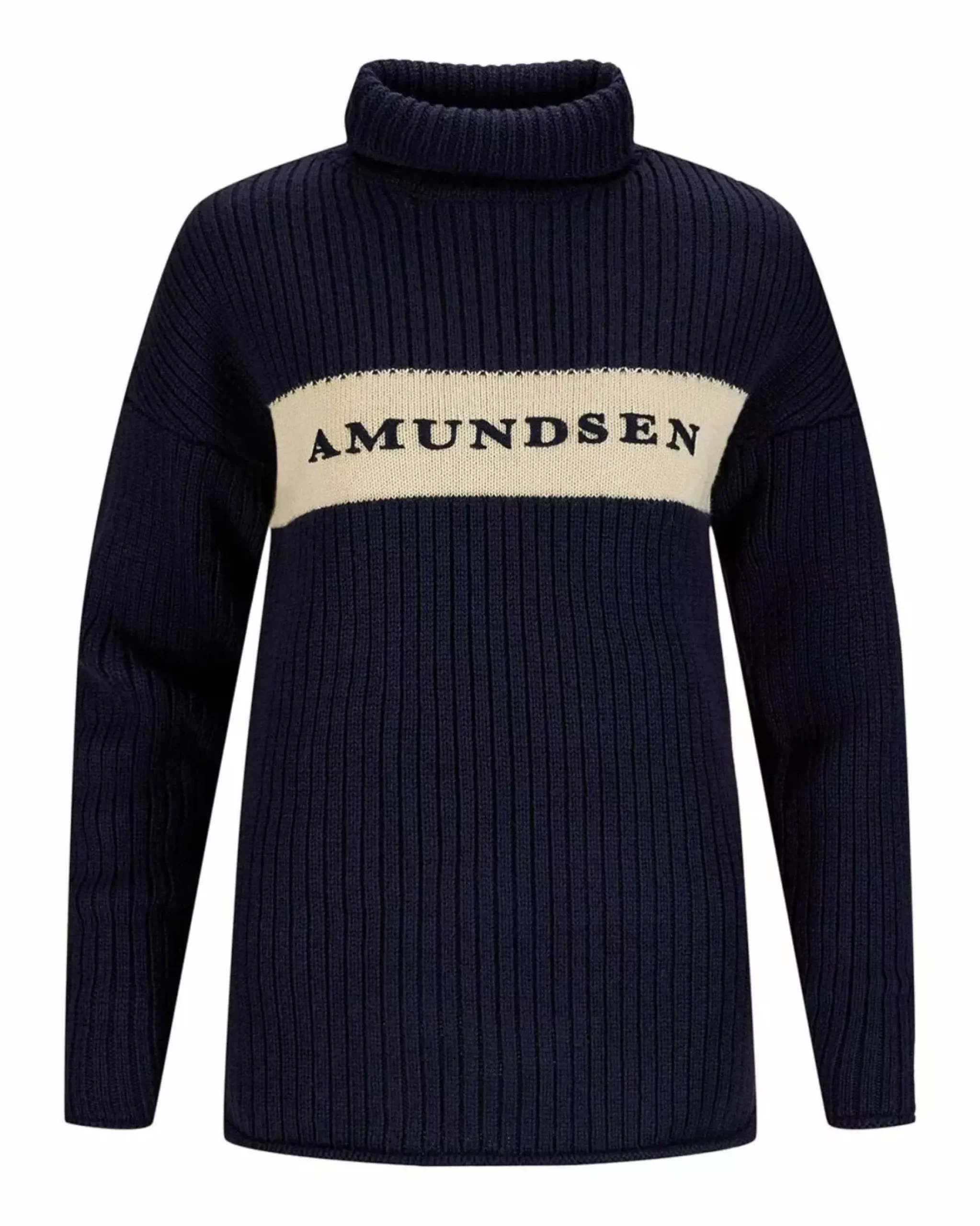 Amundsen Sports Sweaters^Heroes Ski Turtle Neck 590 Faded Navy/Natural