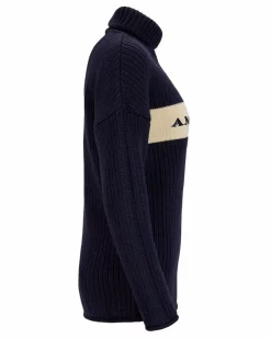 Amundsen Sports Sweaters^Heroes Ski Turtle Neck 590 Faded Navy/Natural