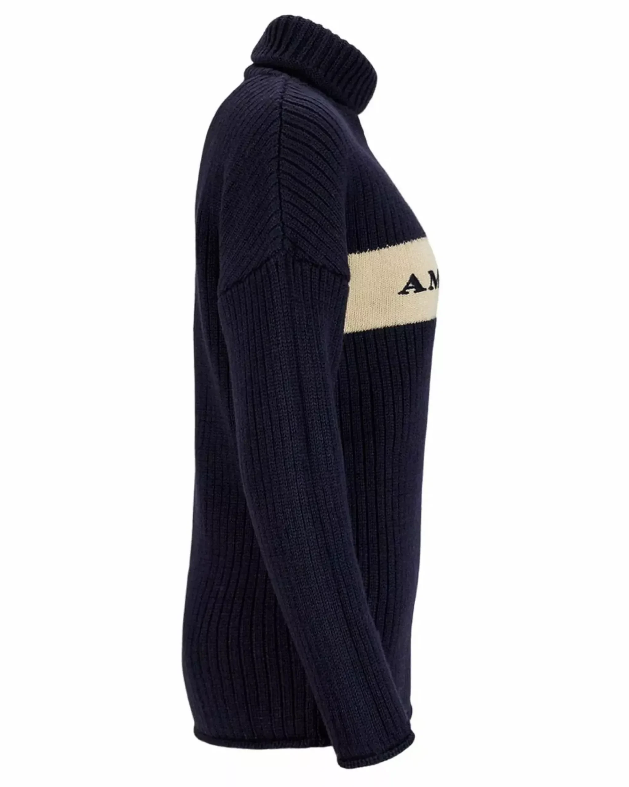 Amundsen Sports Sweaters^Heroes Ski Turtle Neck 590 Faded Navy/Natural