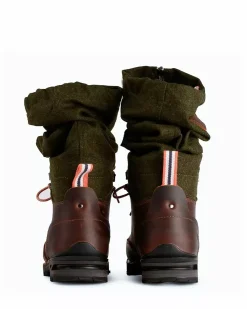 Amundsen Sports Mountain Mucks^Mountain Mucks Wool Loden 650 Dark Oak/Loden Green