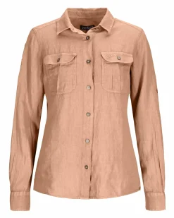 Amundsen Sports Shirts & Tees^Safari G.Dyed Linen Shirt 650 Camel