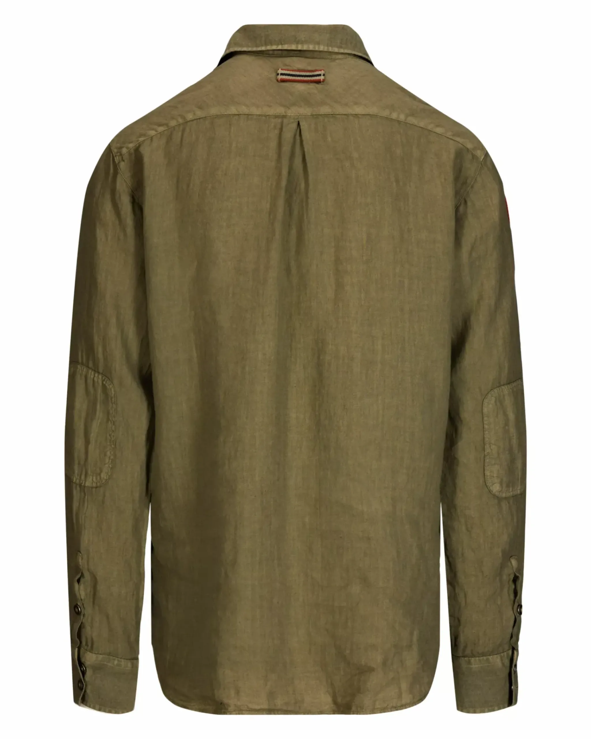 Amundsen Sports Shirts & Tees^Safari G. Dyed Linen Shirt 407 Olive Ash