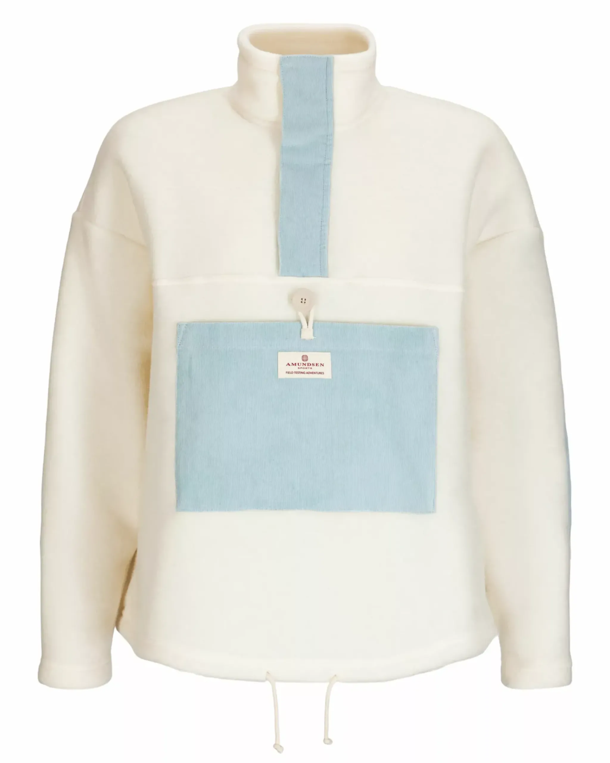 Amundsen Sports Sweaters^Vagabond Cord Fleece 543 Natural/Blue Sky