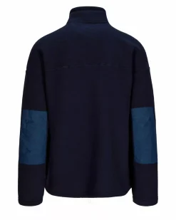 Amundsen Sports Sweaters^Vagabond Waxed Fleece 590 Faded Navy/Navy