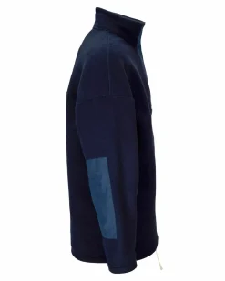 Amundsen Sports Sweaters^Vagabond Waxed Fleece 590 Faded Navy/Navy