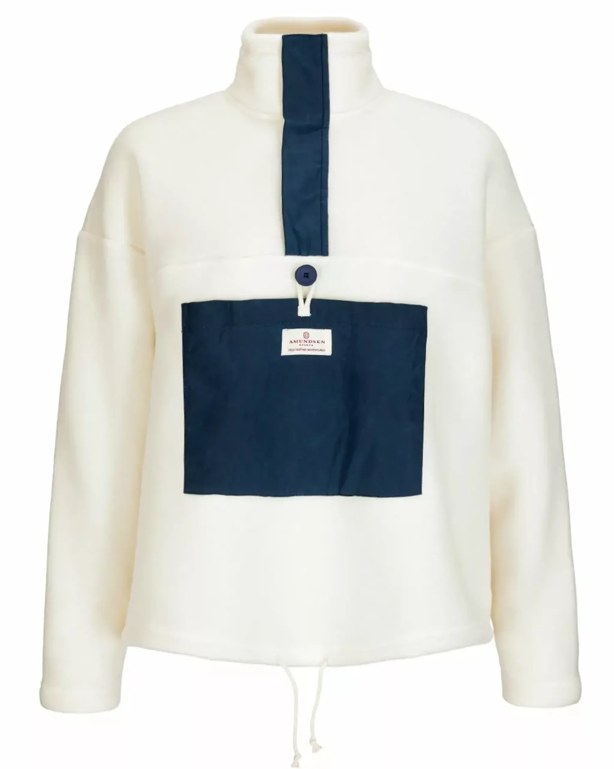 Amundsen Sports Sweaters^Vagabond Waxed Fleece 610 Natural/Navy